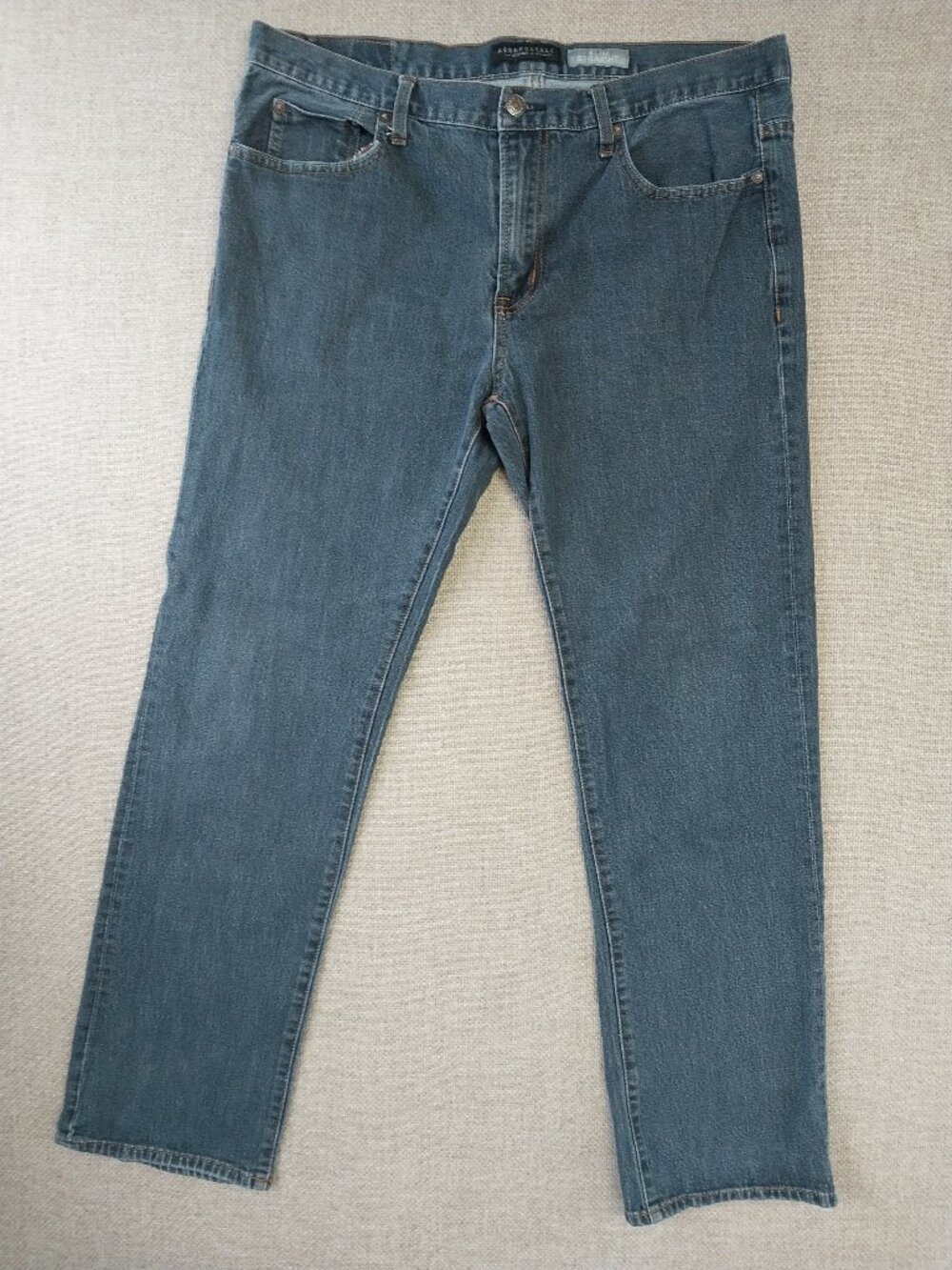 Aéropostale Mens Slim Straight Leg Cotton Blend Stretch Jeans Pockets Size 36x32